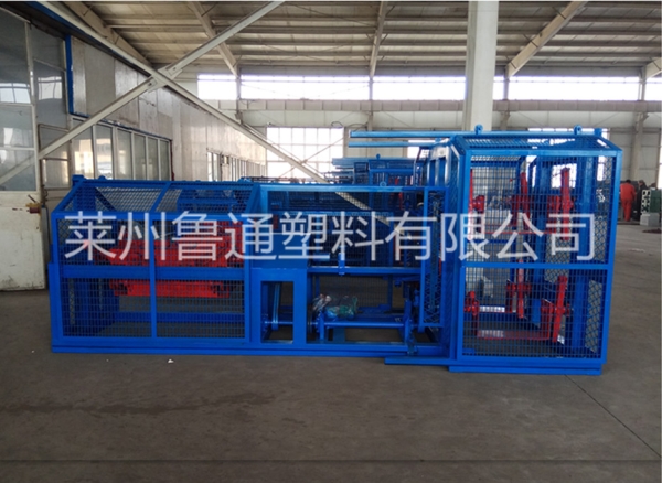 塑料圓絲拉絲機生產線